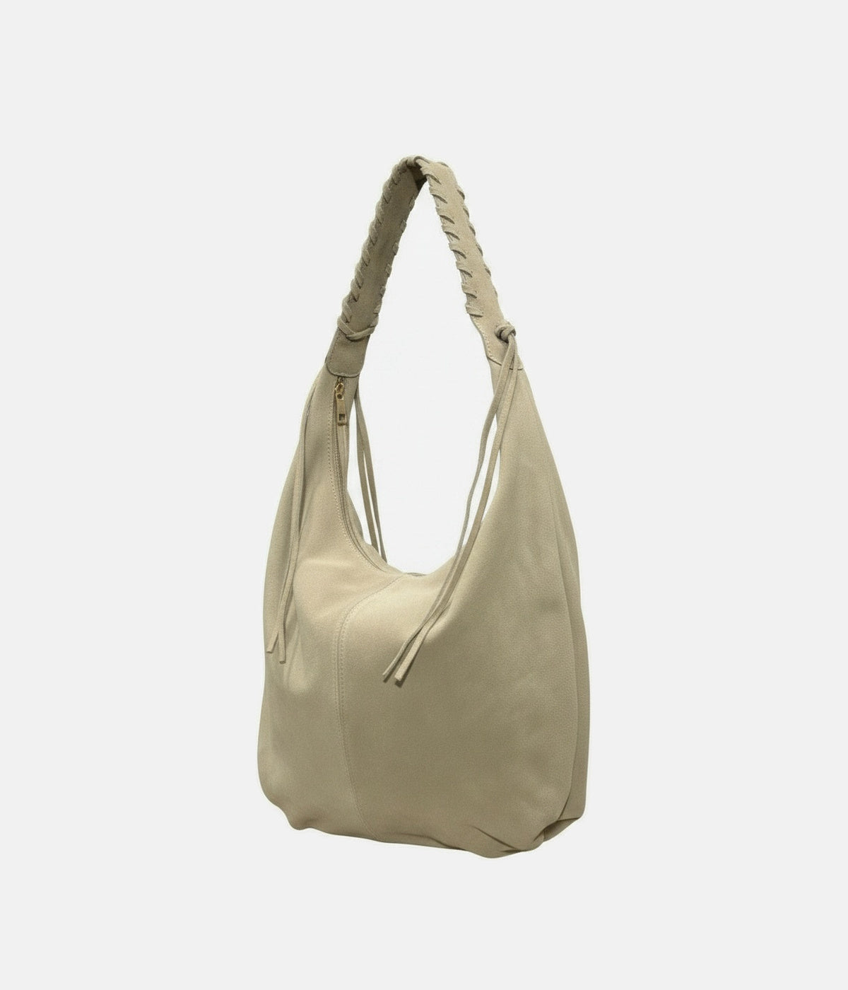 Sac Ingrid beige — trois-quarts — AUNE