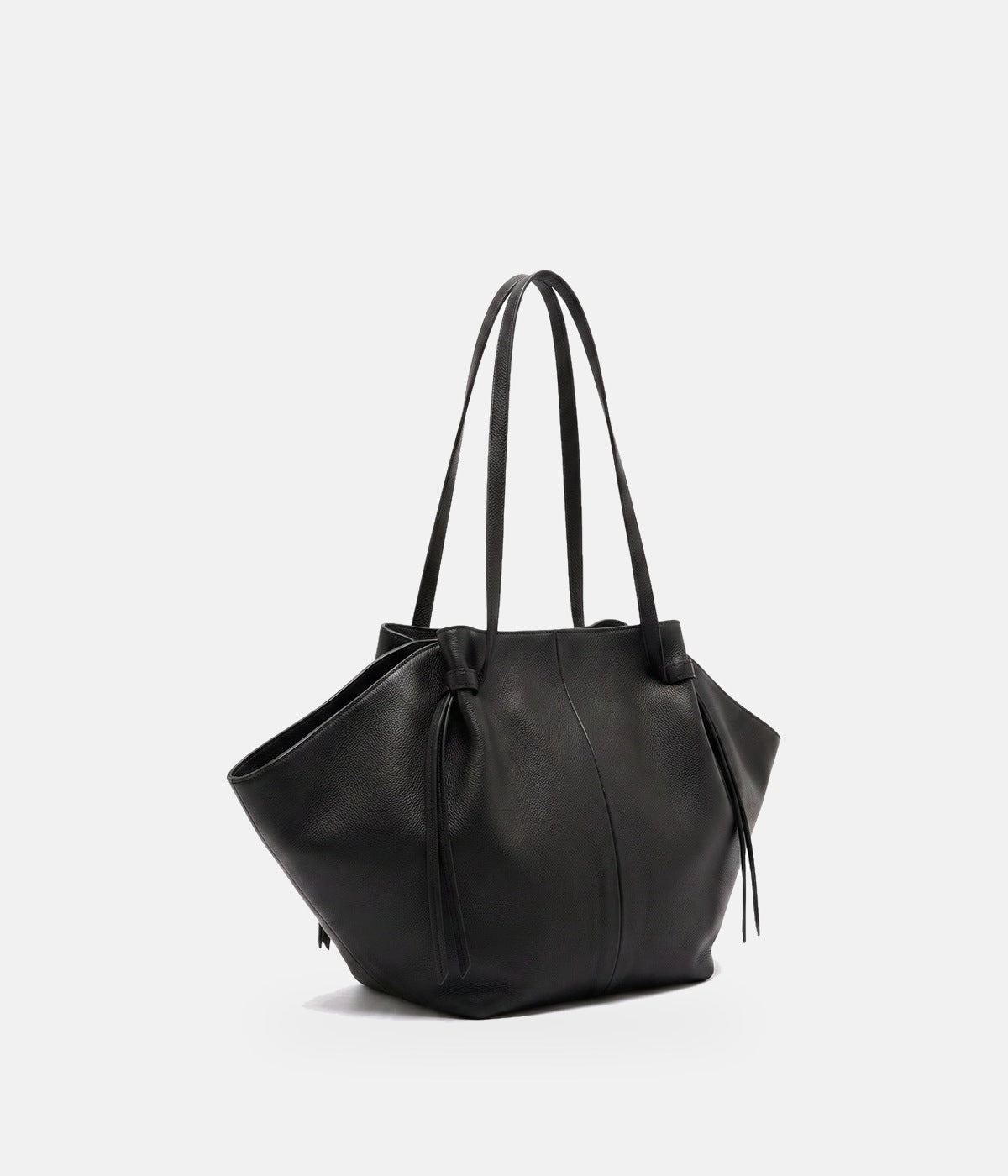 Sac Solveig noir — trois-quarts — AUNE